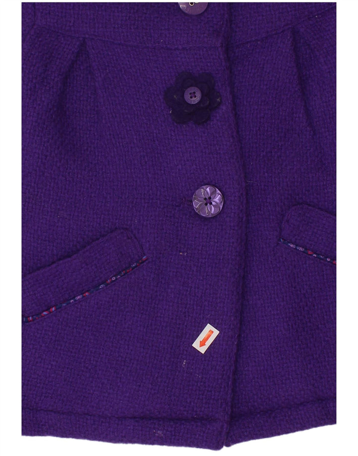 Cappotto TED BAKER per neonata 12-18 mesi in viscosa viola