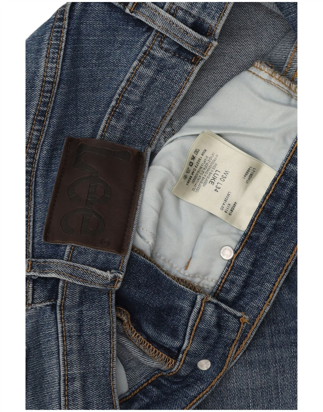 Jeans Lee Luke Slim da uomo W30 L27 in cotone blu