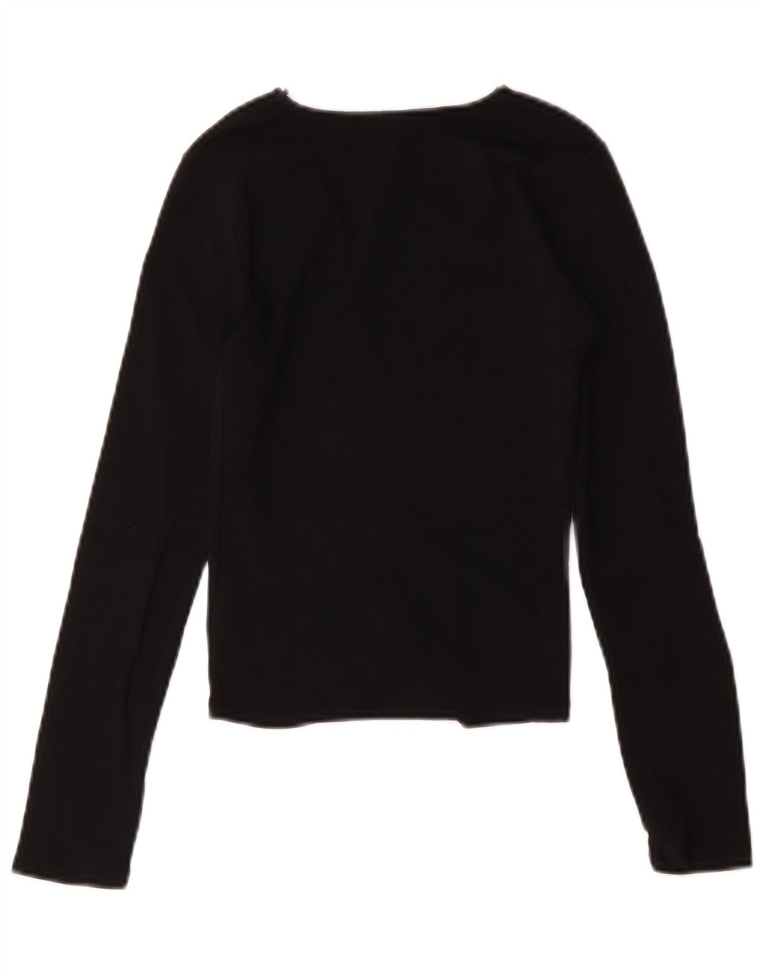 Maglione corto con scollo a V da donna Zara UK 8 piccolo nero