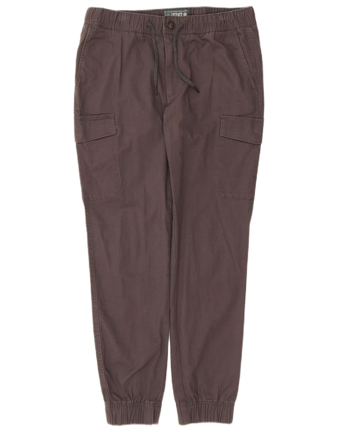 Pantaloni cargo da jogging da uomo Fat Face W34 L29 cotone grigio