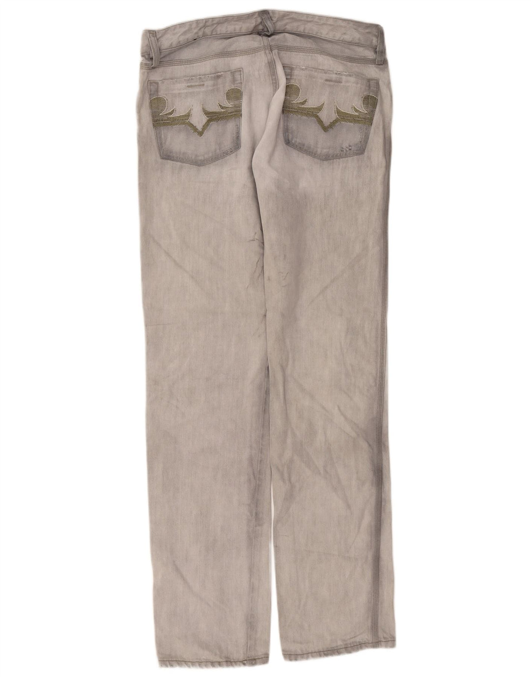 Jeans dritti da uomo Diesel W32 L34 cotone grigio