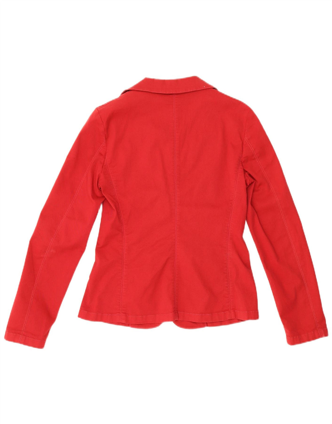 Giacca blazer da donna a 2 bottoni Marella UK 10 piccola in cotone rosso