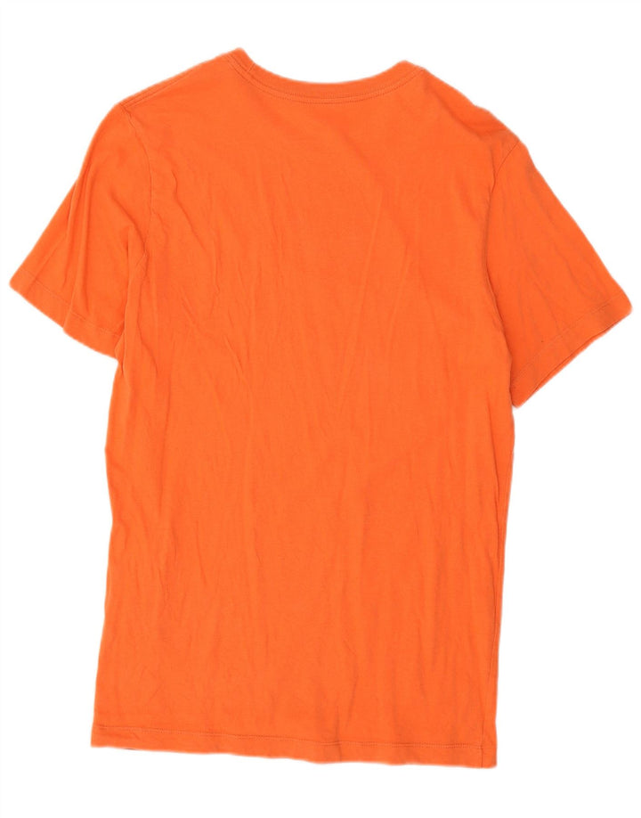 T-shirt grafica da uomo Nike Top in cotone arancione medio