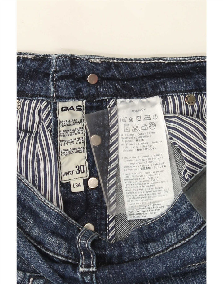 Jeans slim da donna Gas W30 L34 cotone blu