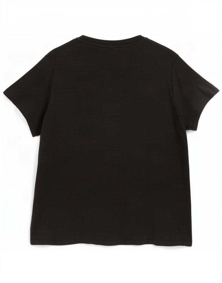 T-shirt grafica da donna Levi's Top UK 20 2XL Nera