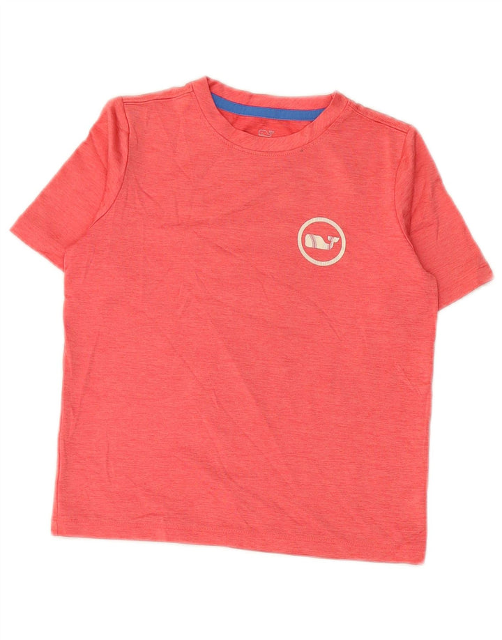 VINEYARD VINES T-shirt grafica per ragazzi Performance Top 4-5 anni Rosa
