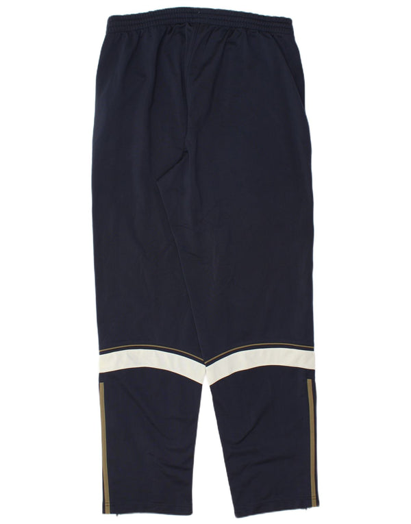 Pantaloni da tuta da uomo Adidas UK 42/44 Large Blu Navy Colourblock