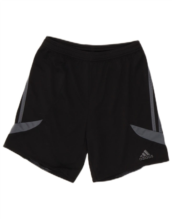 Pantaloncini sportivi ADIDAS da ragazzo Climalite 11-12 anni Large Black Colourblock