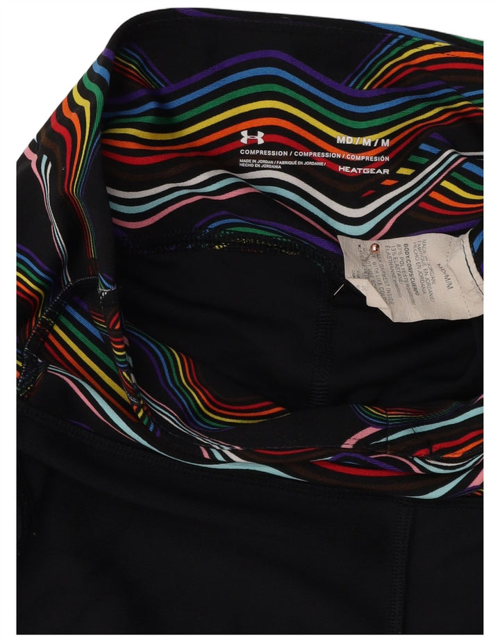 Pantaloncini sportivi Under Armour da donna Heat Gear UK 12 medio poliestere nero