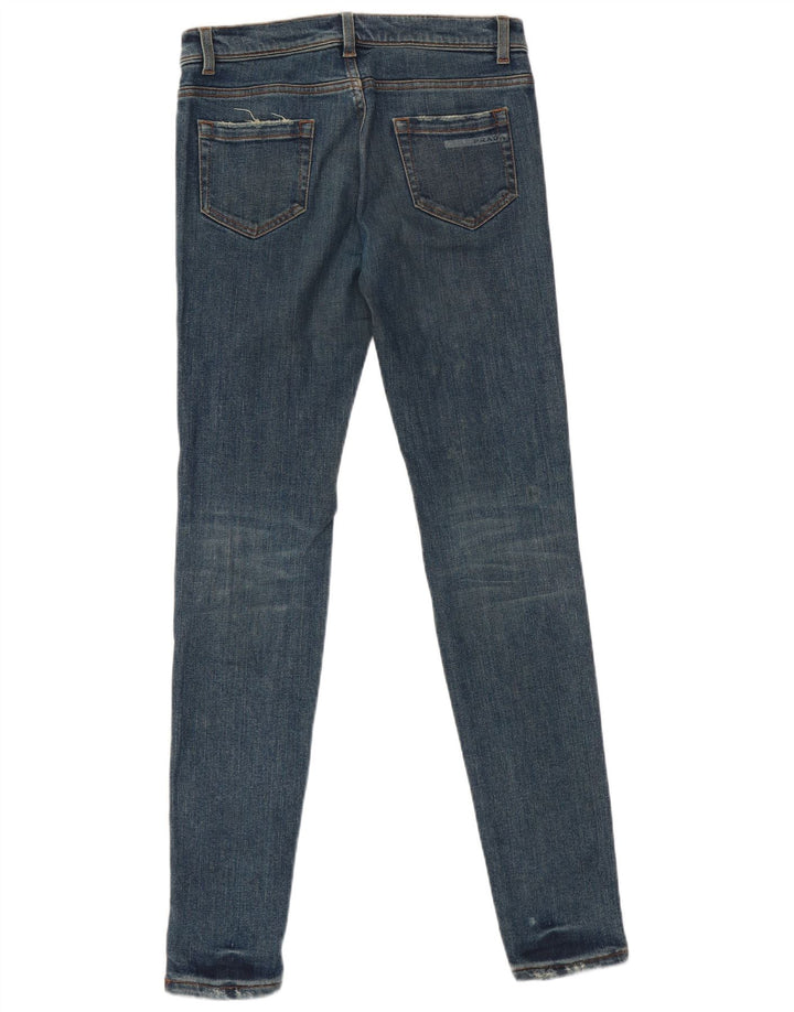 Jeans skinny da donna Prada W26 L32 cotone blu navy