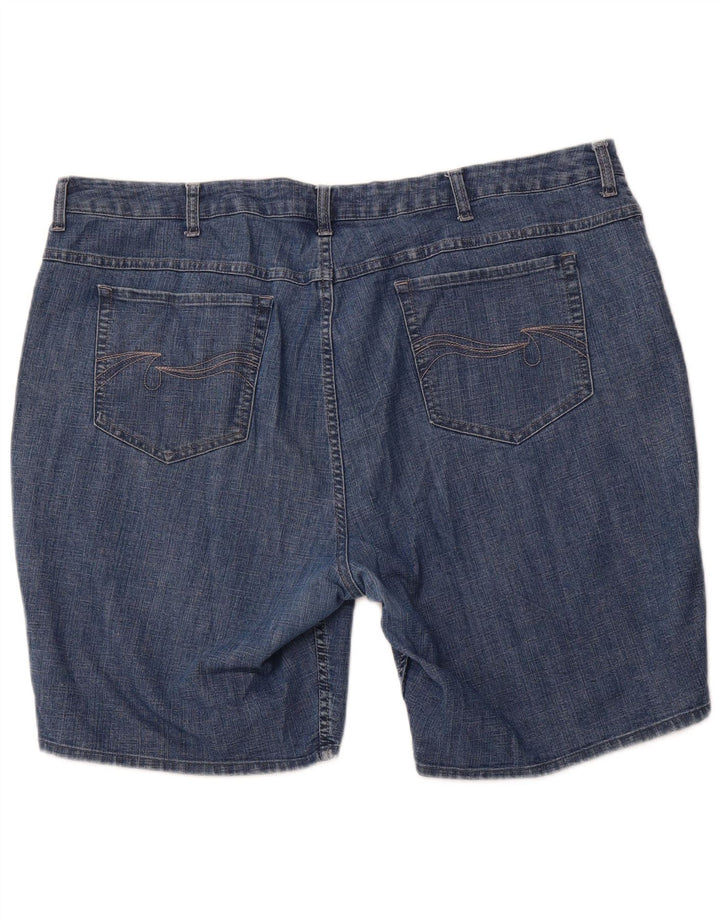 Pantaloncini di jeans da donna LEE Riders US 24 4XL W44 Cotone blu