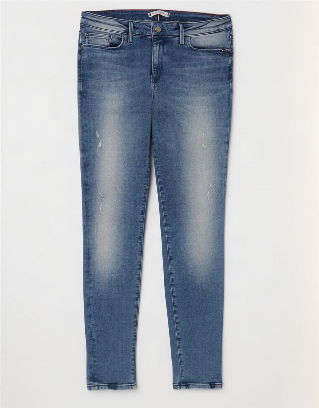 Tommy Hilfiger Donna Como RW Distressed Jegging Jeans W31 L30 Blu