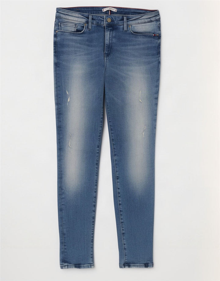 Tommy Hilfiger Donna Como RW Distressed Jegging Jeans W31 L30 Blu