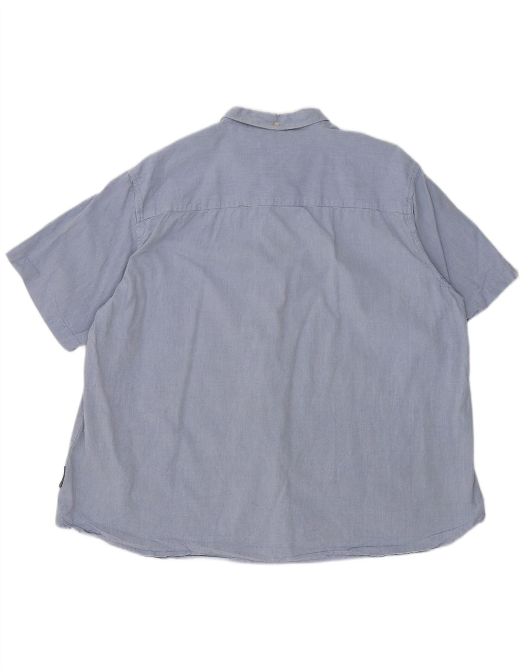 Camicia a maniche corte da uomo French Connection 2XL cotone blu