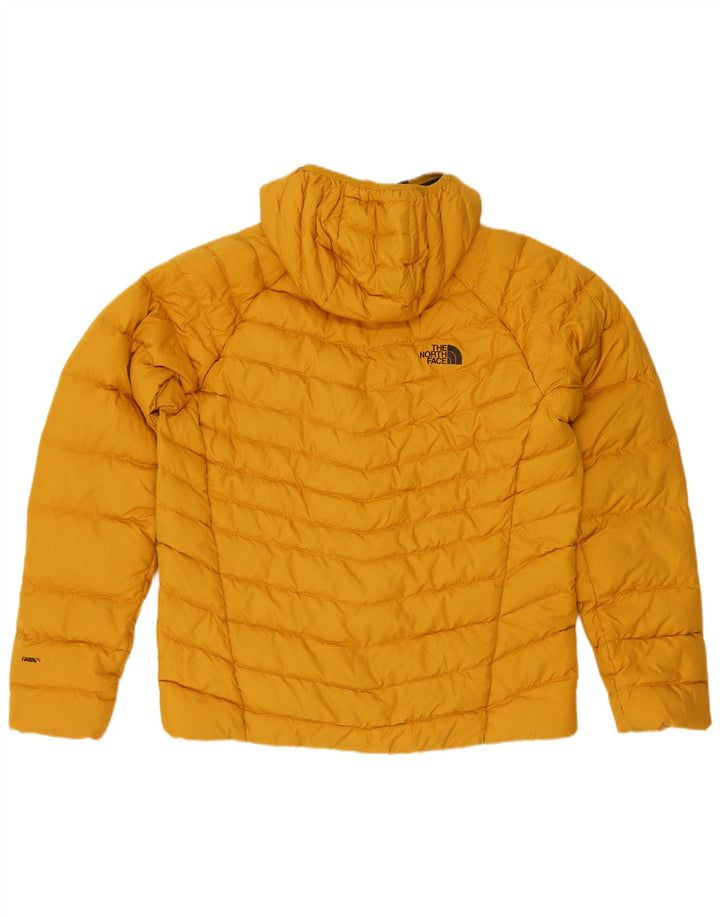 Giacca imbottita con cappuccio da uomo The North Face UK 40 Large Giallo Poliestere