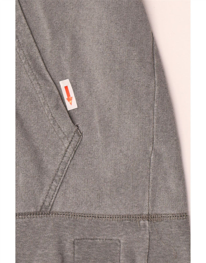 Maglione con cappuccio da uomo Vagabond in cotone grigio medio