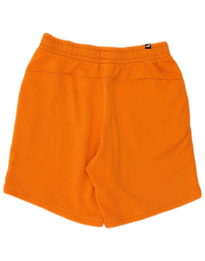 Pantaloncini sportivi Puma da uomo di colore arancione medio