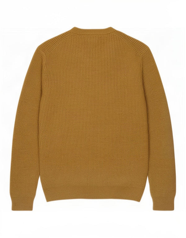 Maglione maglione girocollo da uomo Marks & Spencer medio kaki poliammide