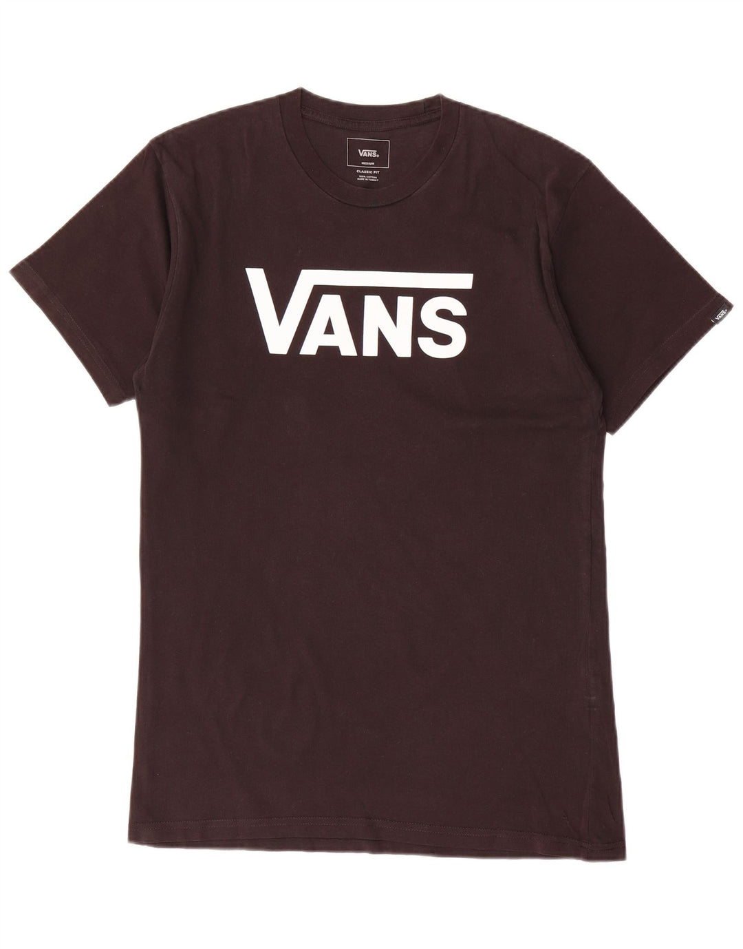 T-shirt grafica da uomo con vestibilità classica Vans, cotone medio nero