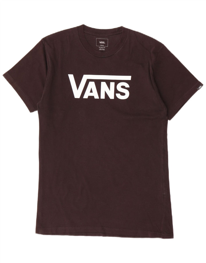 T-shirt grafica da uomo con vestibilità classica Vans, cotone medio nero