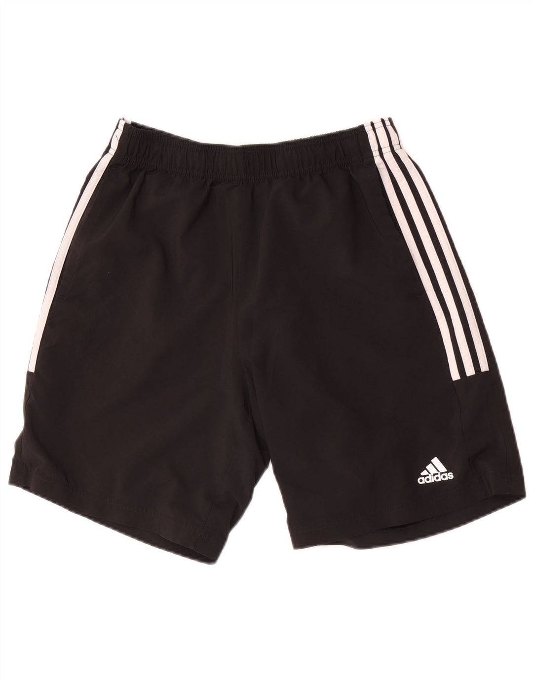Pantaloncini sportivi da uomo Adidas medi neri in poliestere
