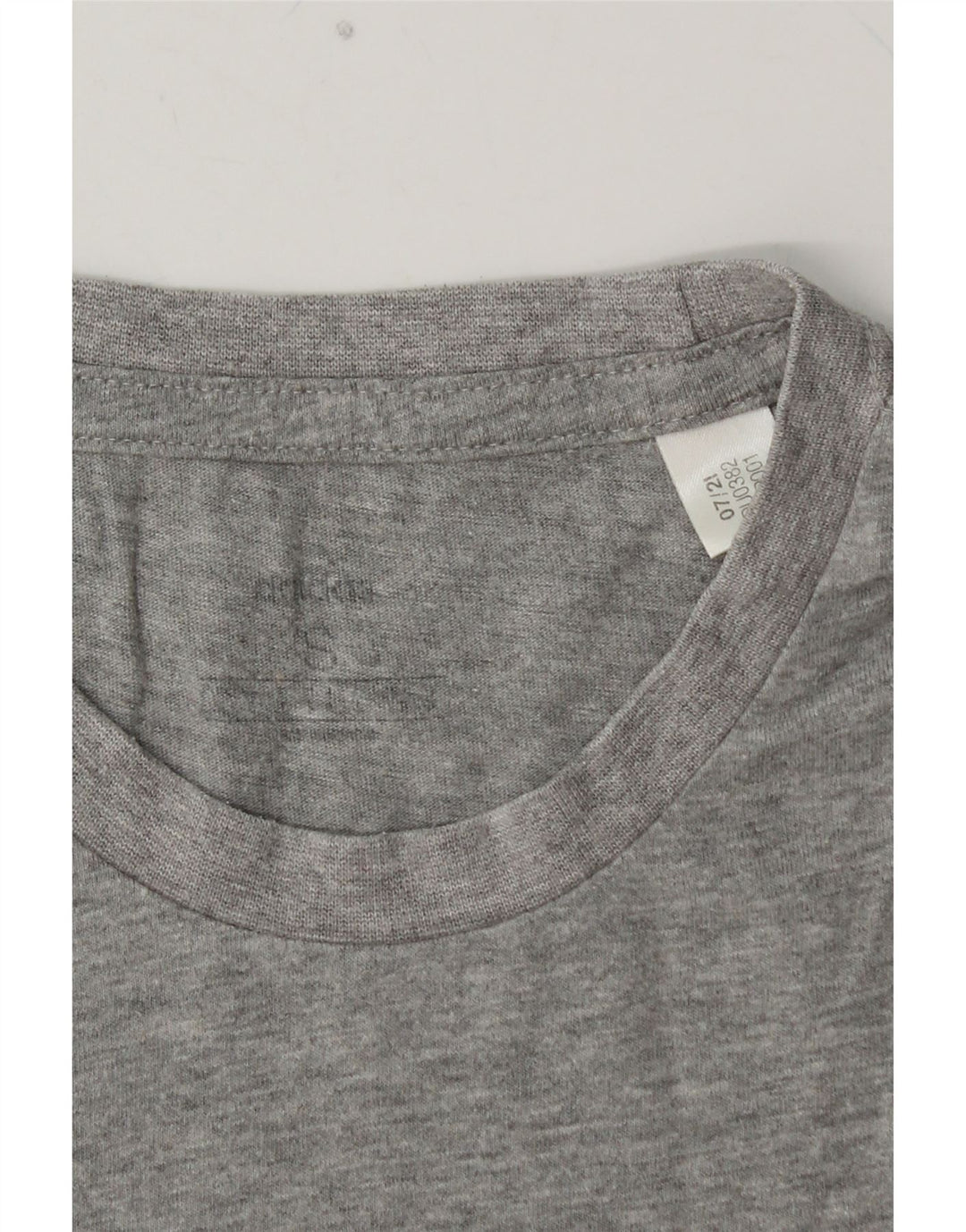 T-shirt ADIDAS da uomo Top piccola in cotone grigio