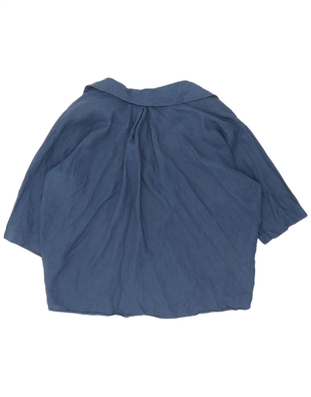 Camicetta oversize a maniche corte da donna Zara UK 14 blu navy medio