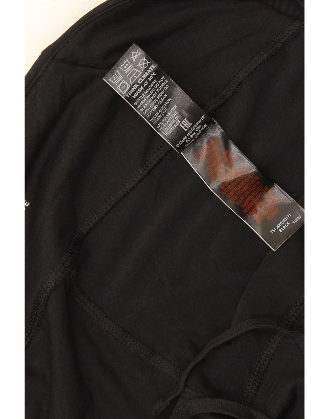 Leggings da donna Marks & Spencer UK 22 3XL Poliestere nero