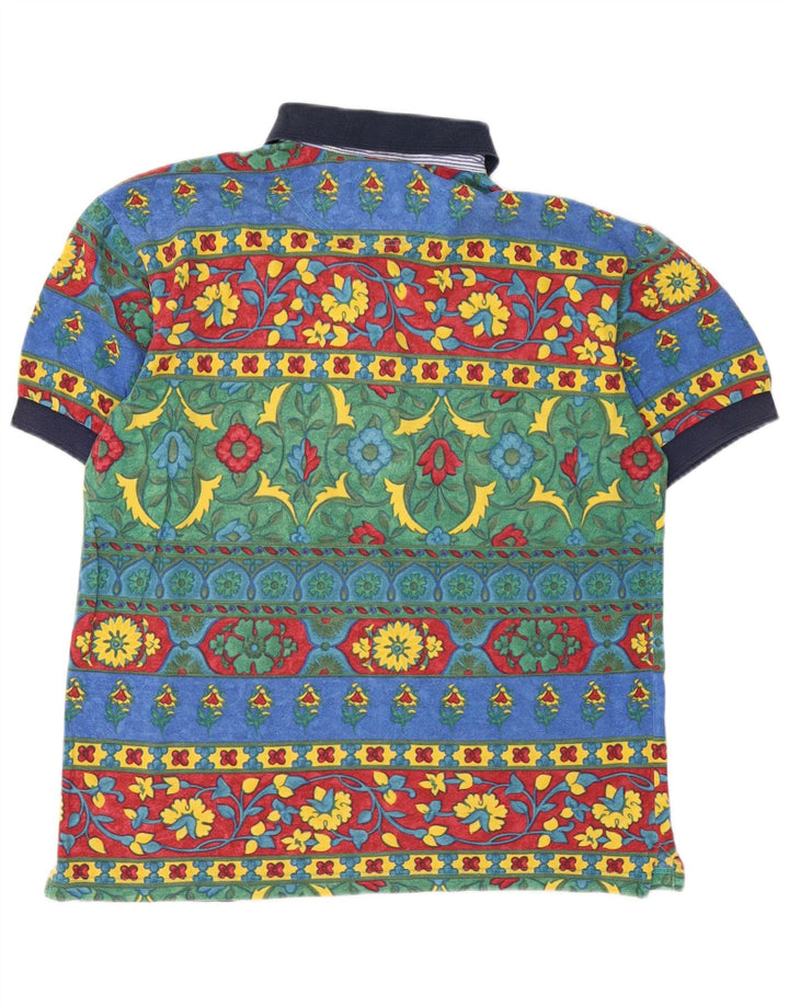 Polo da uomo Johnny Lambs IT 48 Cotone geometrico multicolore medio
