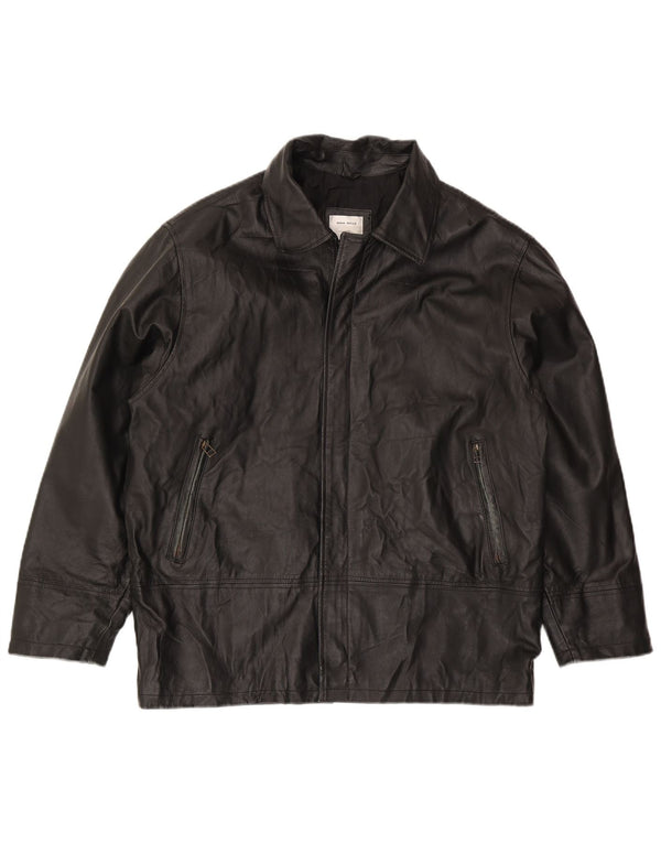 Giacca Pelle Uomo Conbipel IT 50 Large Pelle Nera