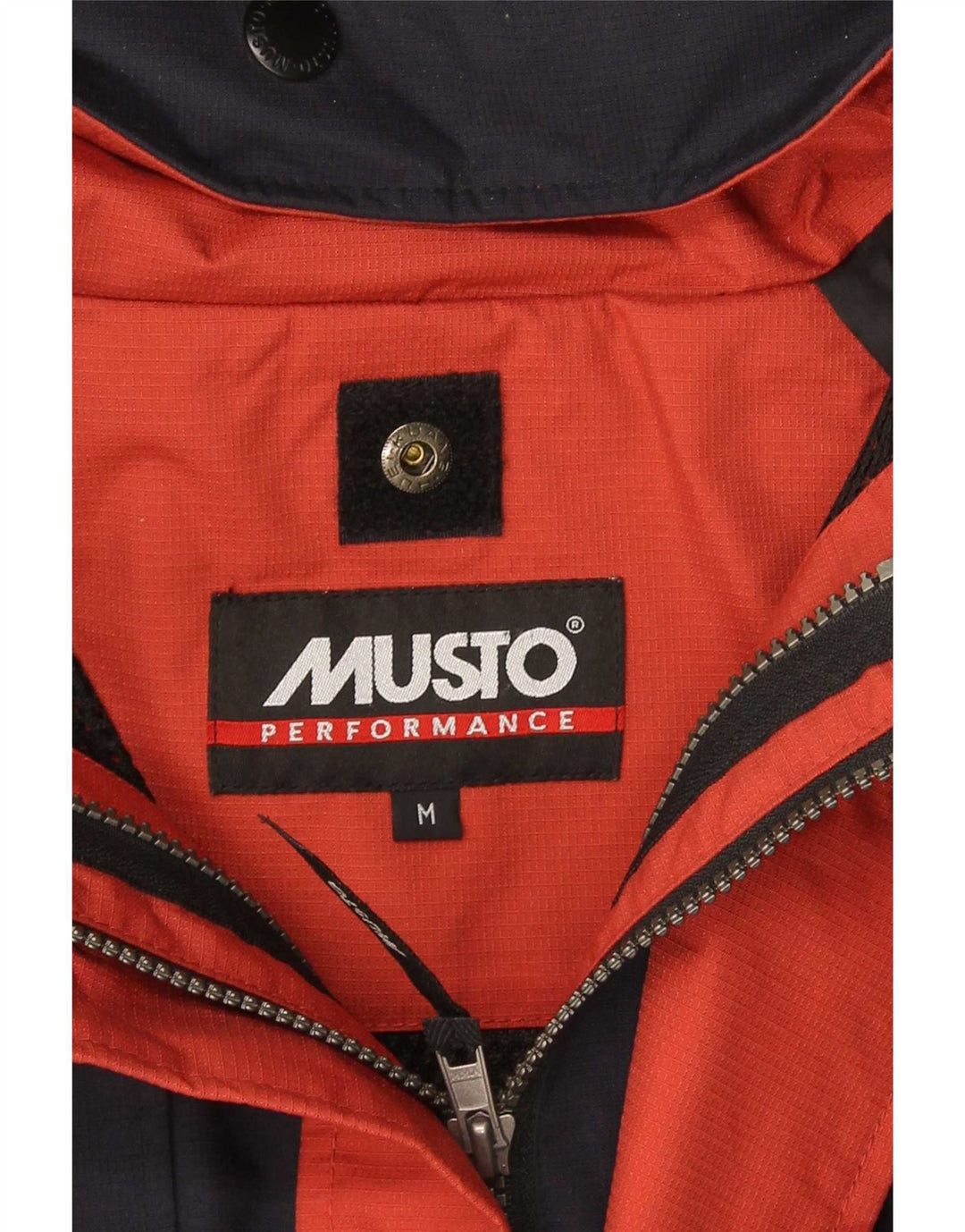 Giacca antipioggia con cappuccio Musto Performance da uomo UK 38 Nylon medio blu navy