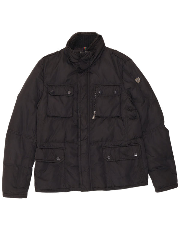 Giubbotto Imbottito Uomo Fradi IT 52 XL Nero Poliestere