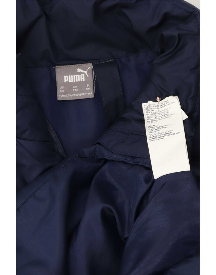 Giacca imbottita da uomo Puma UK 44 2XL Poliestere blu navy