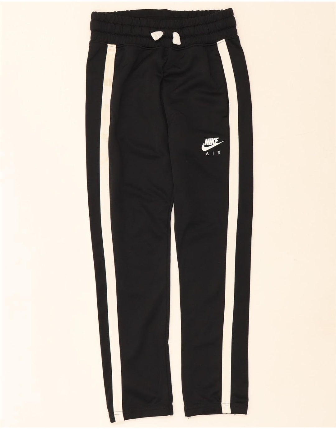 Pantaloni della tuta da ragazzo Nike 12-13 anni Large Nero Colourblock Poliestere