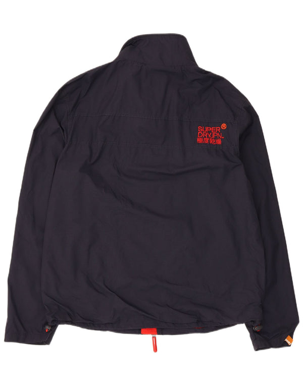 Giacca a vento da uomo The Windhiker Superdry UK 44 2XL Nylon blu navy