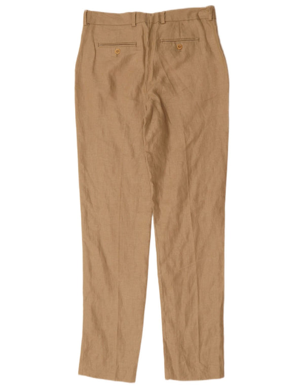 Pantaloni chino da ragazzo Polo Ralph Lauren 15-16 anni W32 L33 Beige a spina di pesce