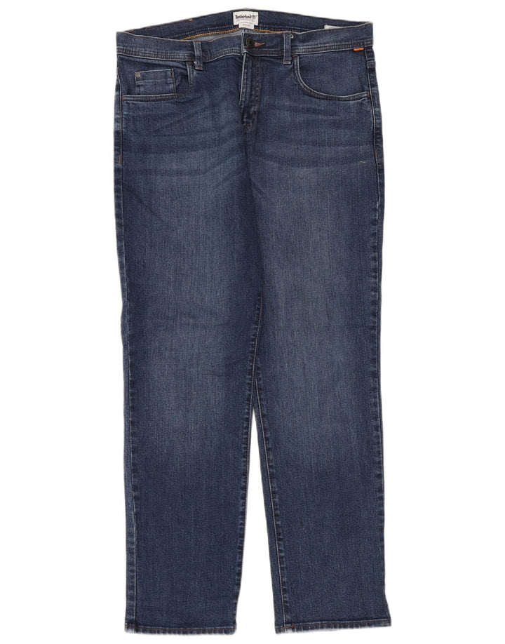 Jeans dritti da uomo TIMBERLAND W34 L32 cotone blu