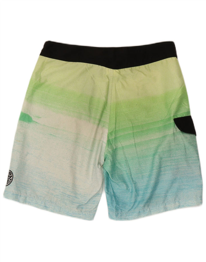 Pantaloncini da bagno da uomo Rip Curl Poliestere a righe multicolori medi