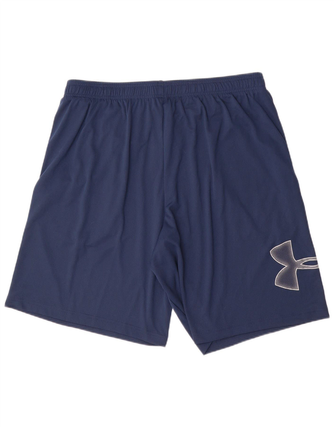 Pantaloncini sportivi grafici da uomo UNDER ARMOR XL poliestere blu navy