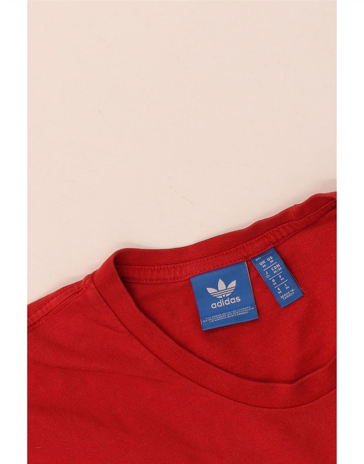 Maglietta grafica da uomo Adidas Top rossa media
