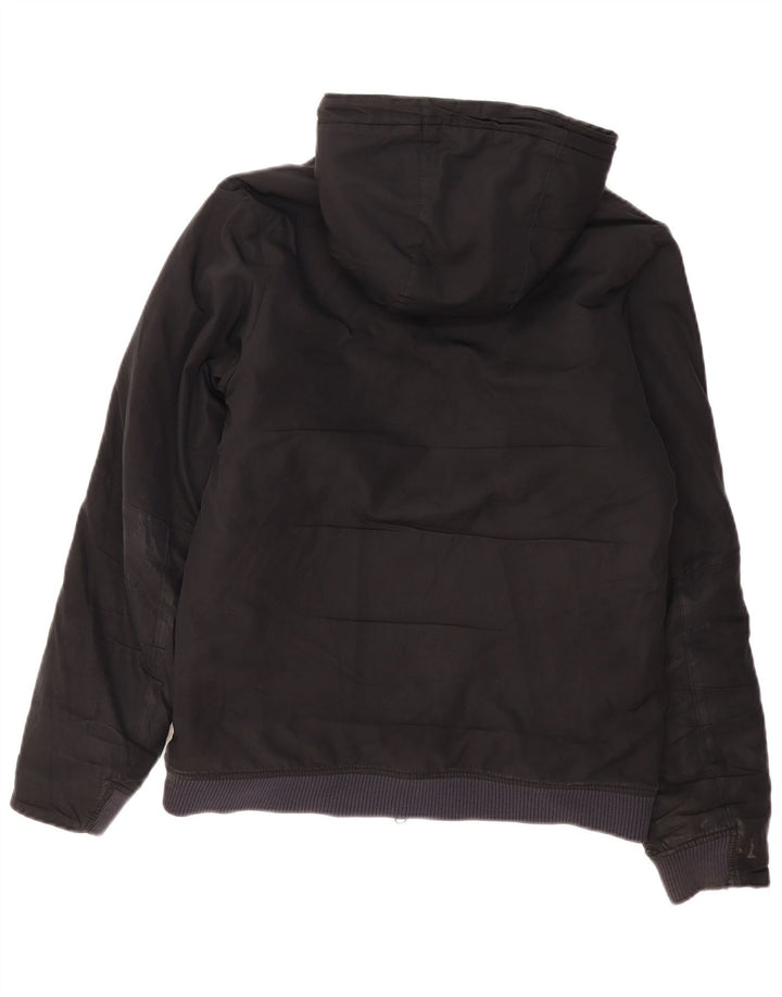 Giacca imbottita con cappuccio Nike da uomo UK 36 Small Nero Poliestere