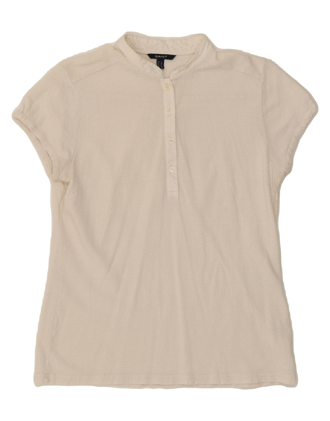 GANT Womens Blouse Top UK 18 XL White Cotton Vintage Gant and Second-Hand Gant from Messina Hembry 