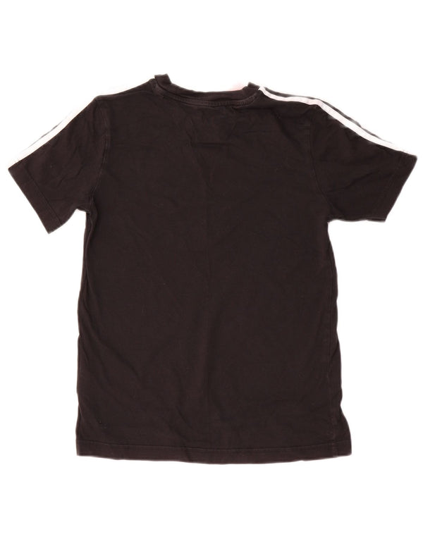 T-shirt Adidas da ragazzo Top 11-12 anni in cotone nero