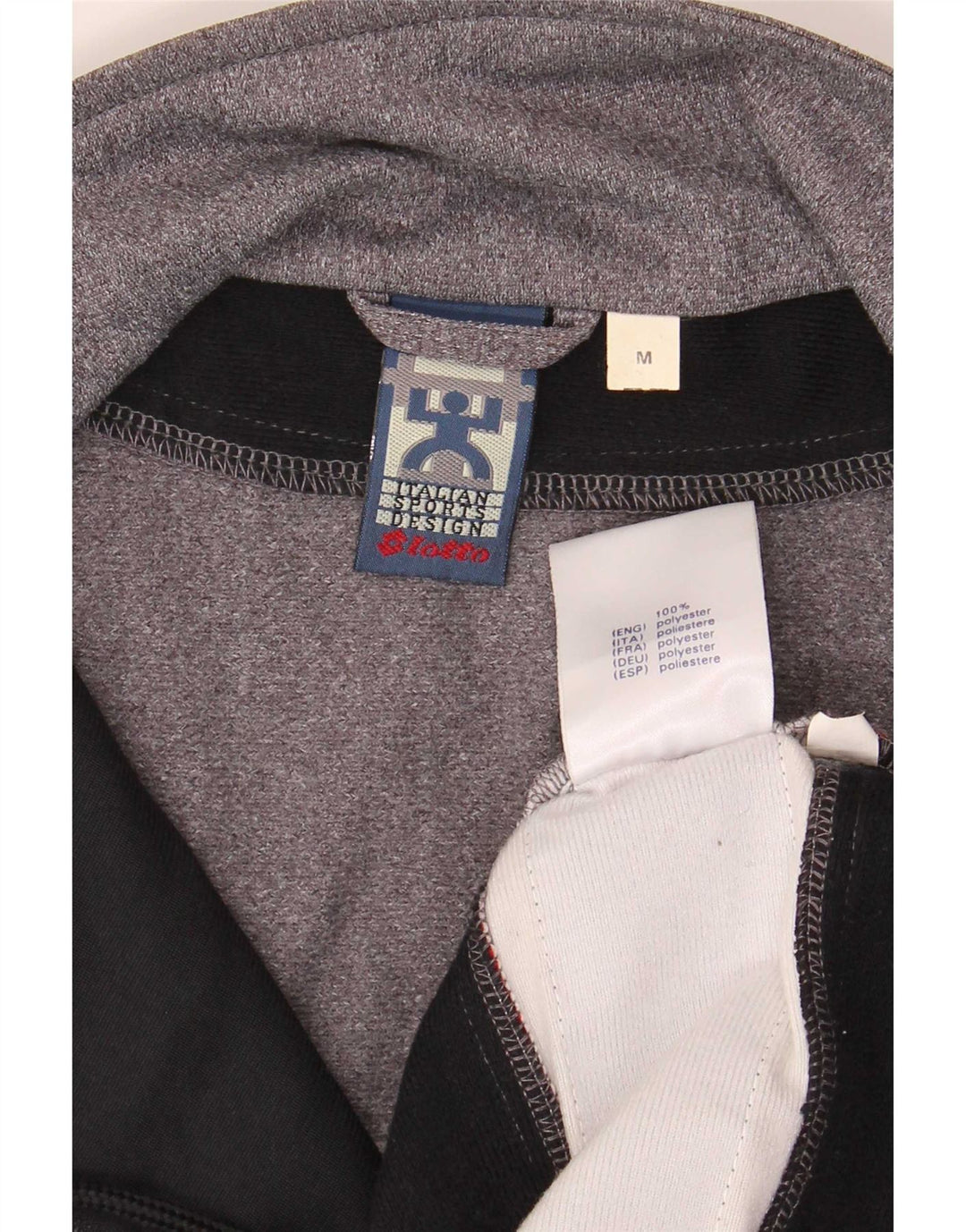 Giacca da ginnastica grafica da uomo Lotto Top giacca color grigio medio