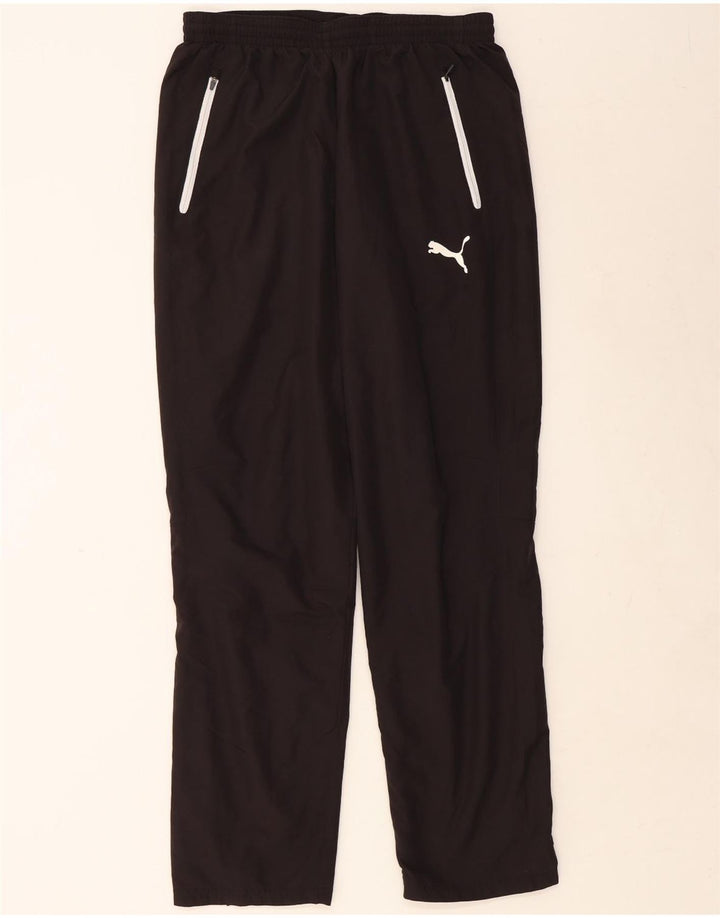 PUMA Mens Tracksuit Trousers Medium  Black Polyester