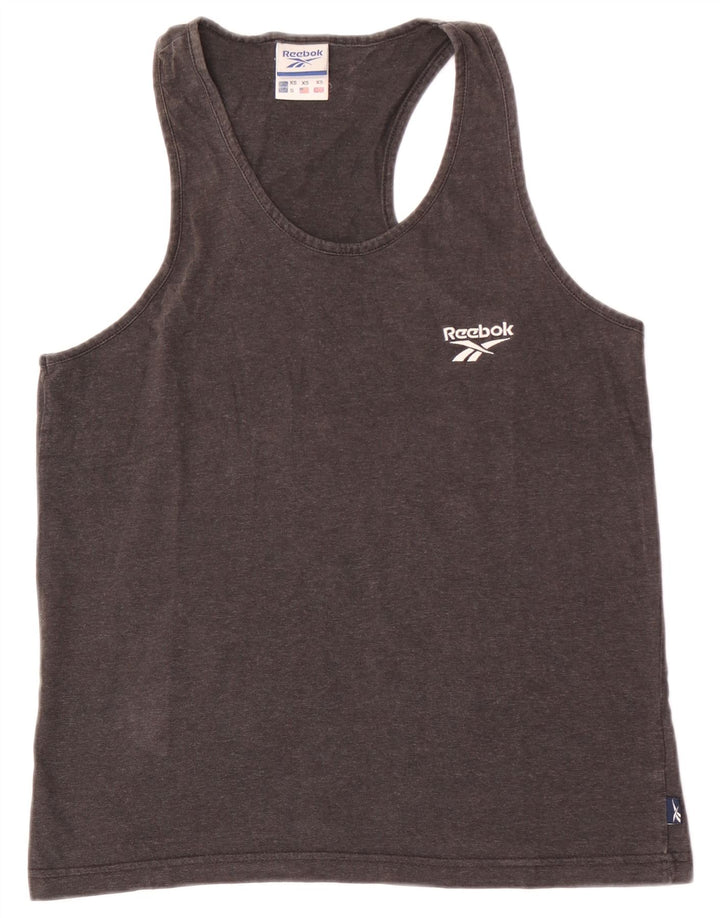 Canotta Reebok da uomo XS in cotone grigio
