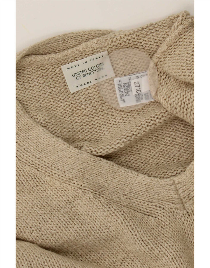 Canottiera da uomo Benetton Canotta in cotone beige medio