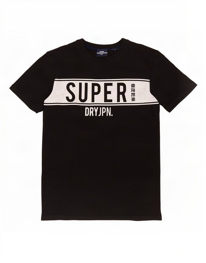 T-shirt grafica da uomo Superdry Top Small Black Colourblock