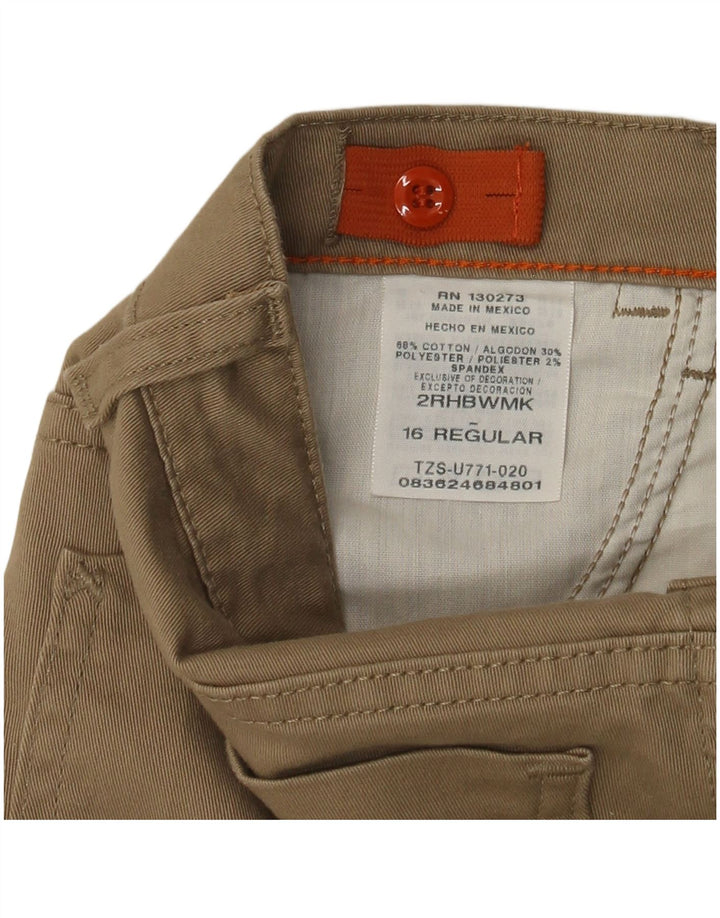 Pantaloncini casual da ragazzo WRANGLER 15-16 anni W28 Cotone beige