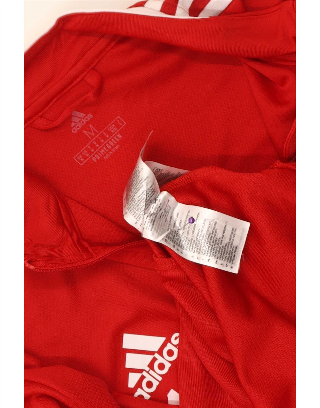 Giacca da allenamento Adidas Aeroready da uomo in poliestere rosso medio